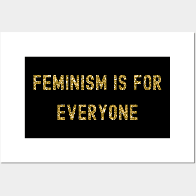 Feminism is for Everyone, International Women's Day, Perfect gift for womens day, 8 march, 8 march international womans day, 8 march womens Wall Art by DivShot 